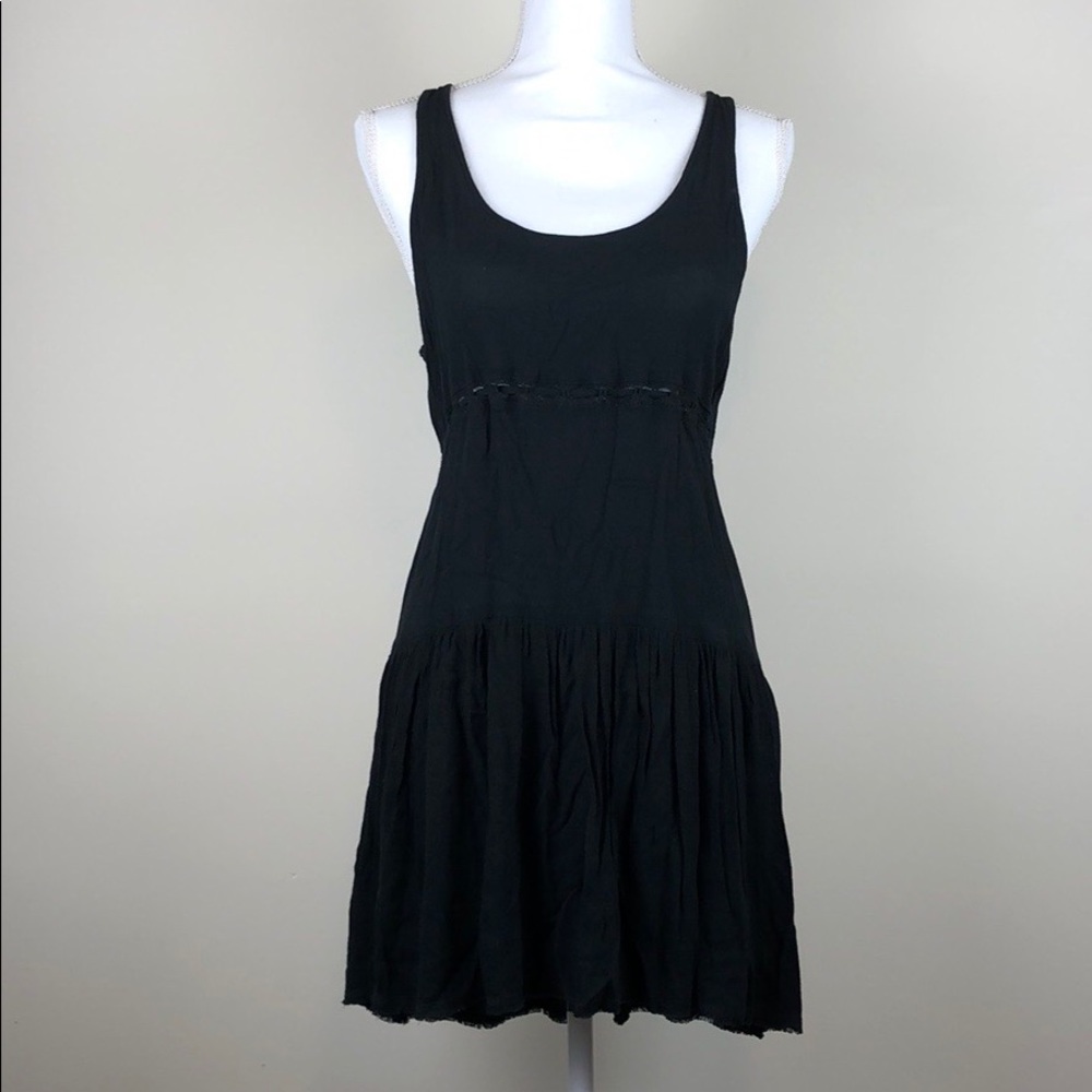 Altar’d State Open Back Keyhole Black Dress Size L